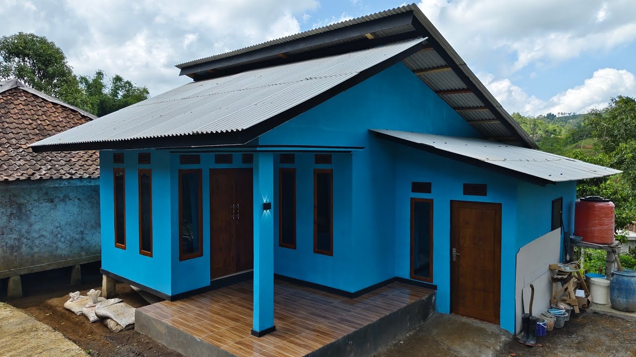 Update Pembangunan Rumah Unik Milik Seorang Janda Anak Tiga Hari Ke-15/16 Kini Tahap Finishing 