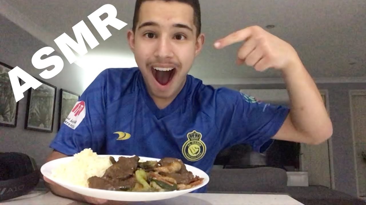 *ASMR* CHINESE FOOD | MONGOLIAN LAMB & FRIED RICE