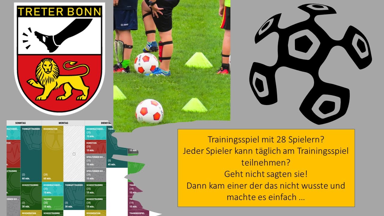 12.12.2020 Trainingstool Trainingsplanung Teil 4 - Trainingsspiel für alle