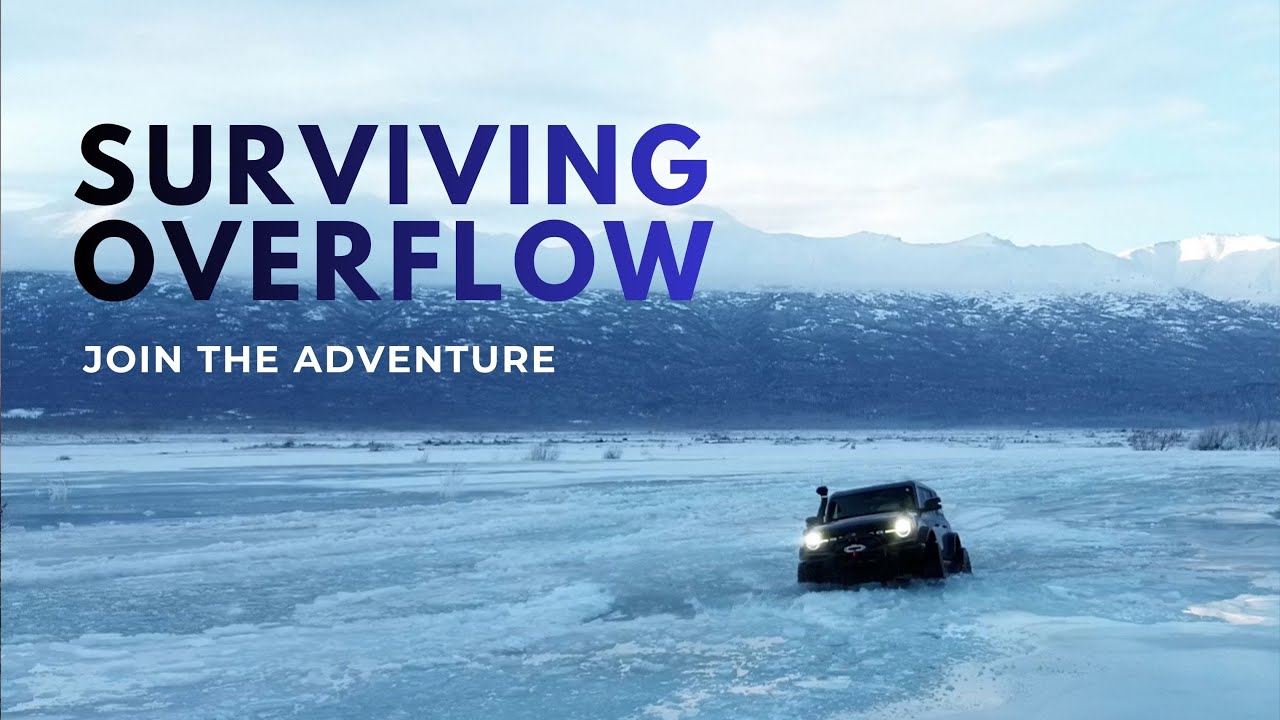 Knik Glacier Battling the Overflow