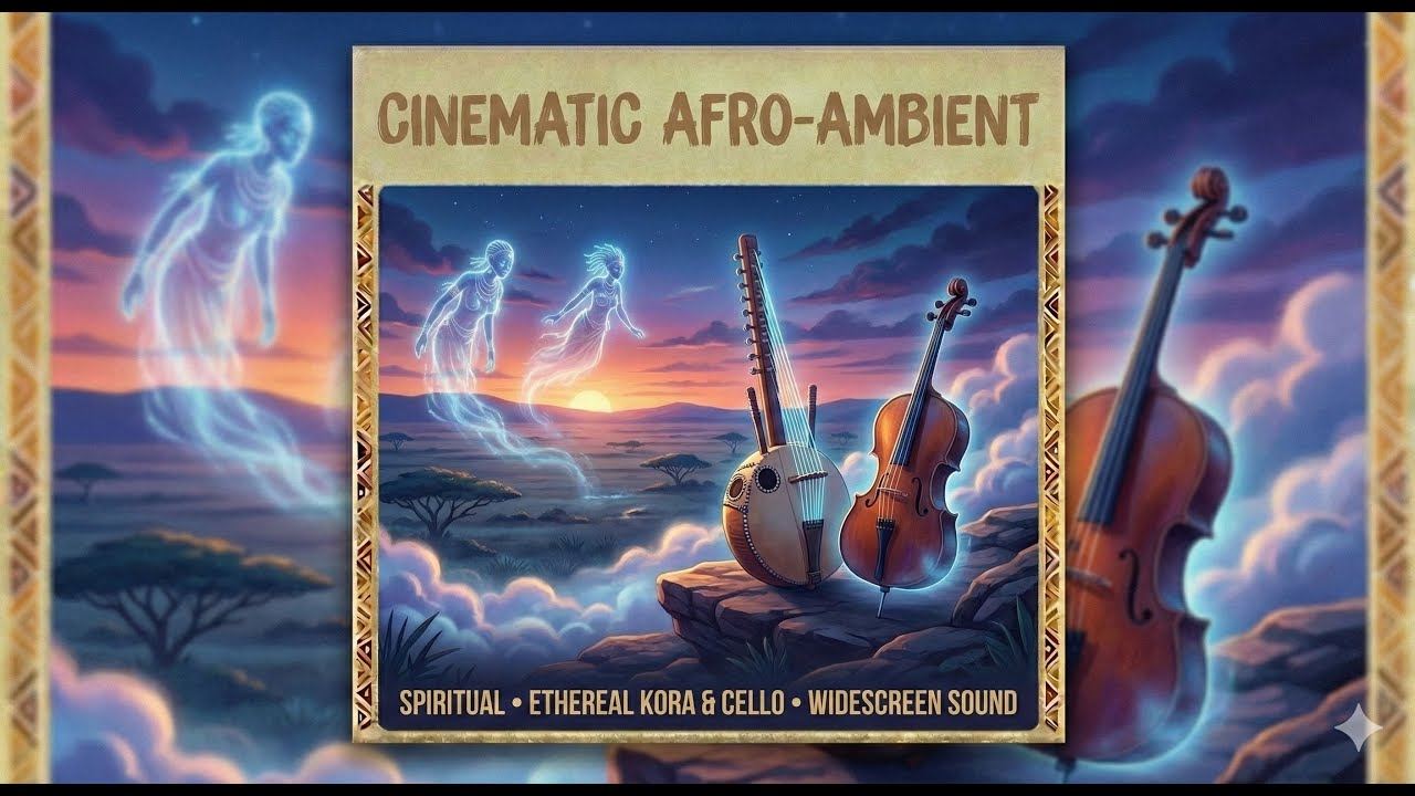 SUNSUM | Kora And The Cinematic Spirit 📚 Focus & Chill Mix | Deep African Meditation Music