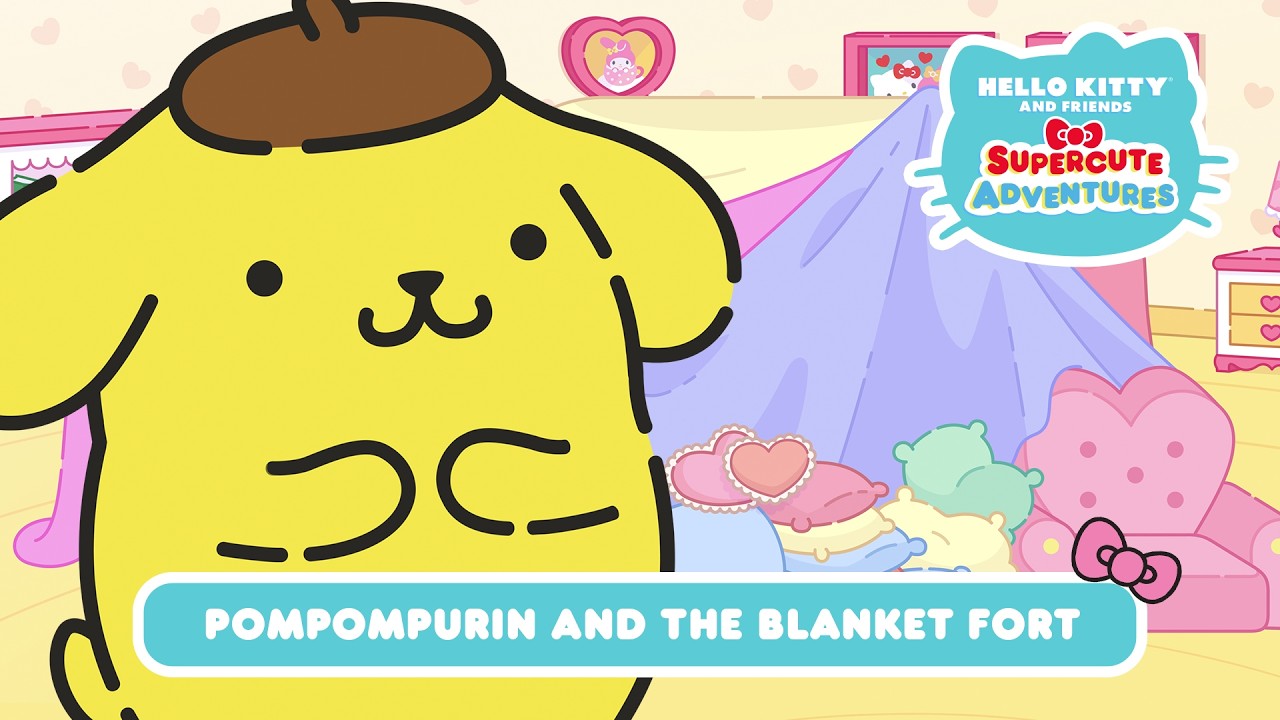 Pompompurin and the Blanket Fort | Hello Kitty and Friends Supercute Adventures S13 EP10