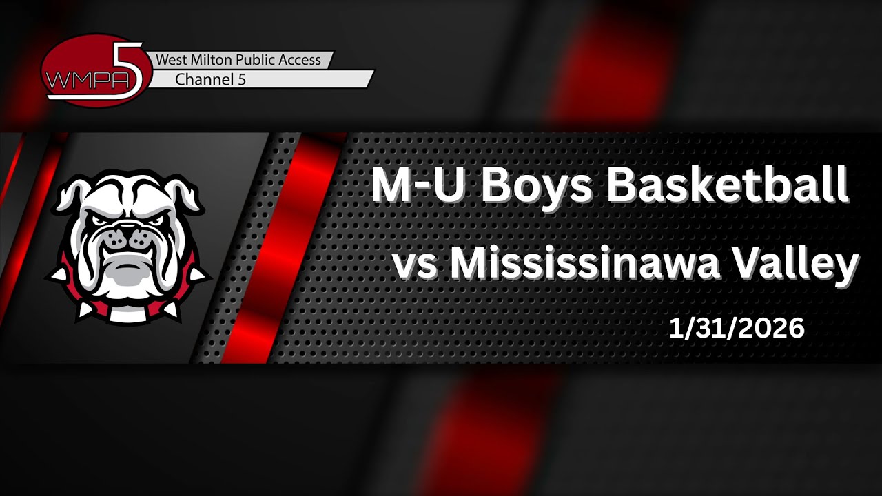 Milton-Union Boys JV Basketball vs Mississinawa Valley