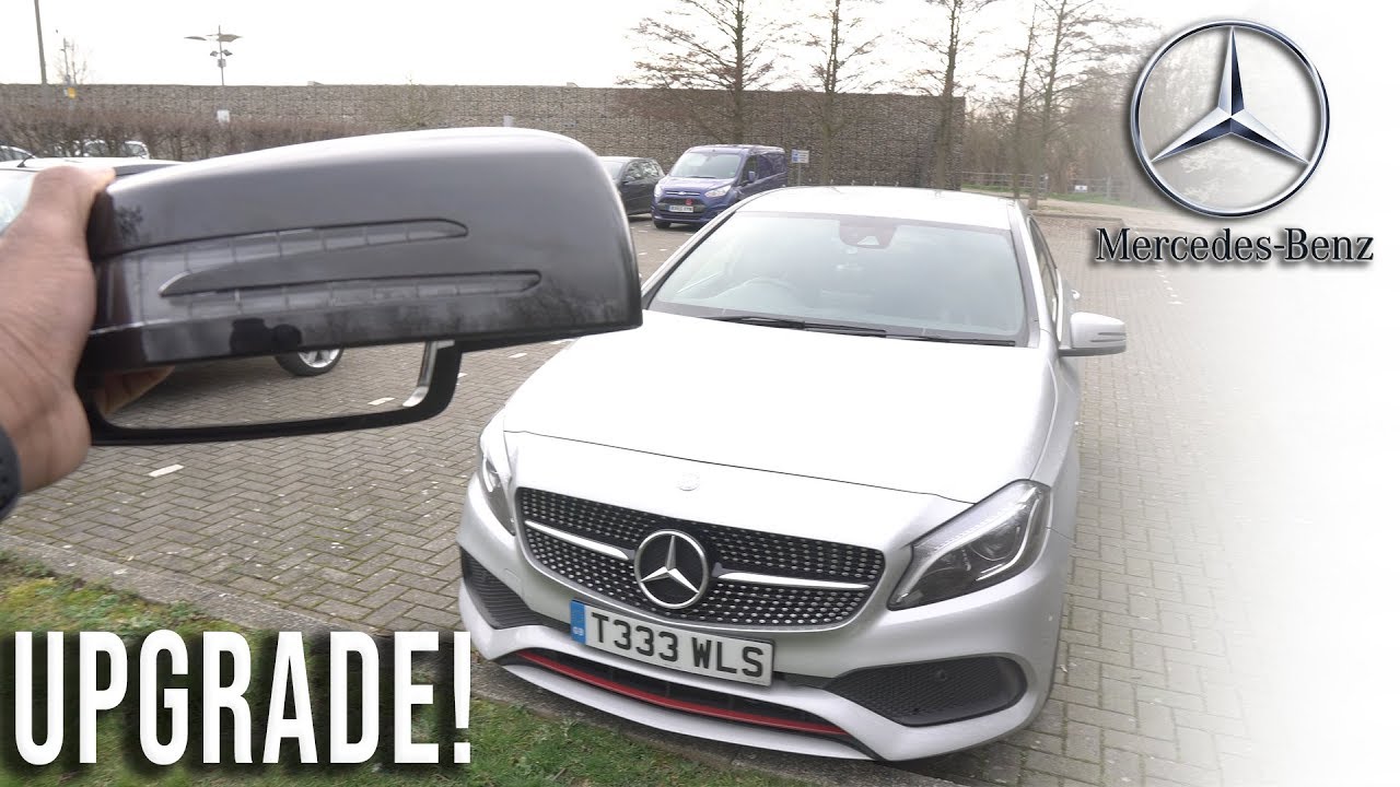 GLOSS BLACK Side Mirror UPGRADE! - Mercedes A250 4MATIC AMG LINE