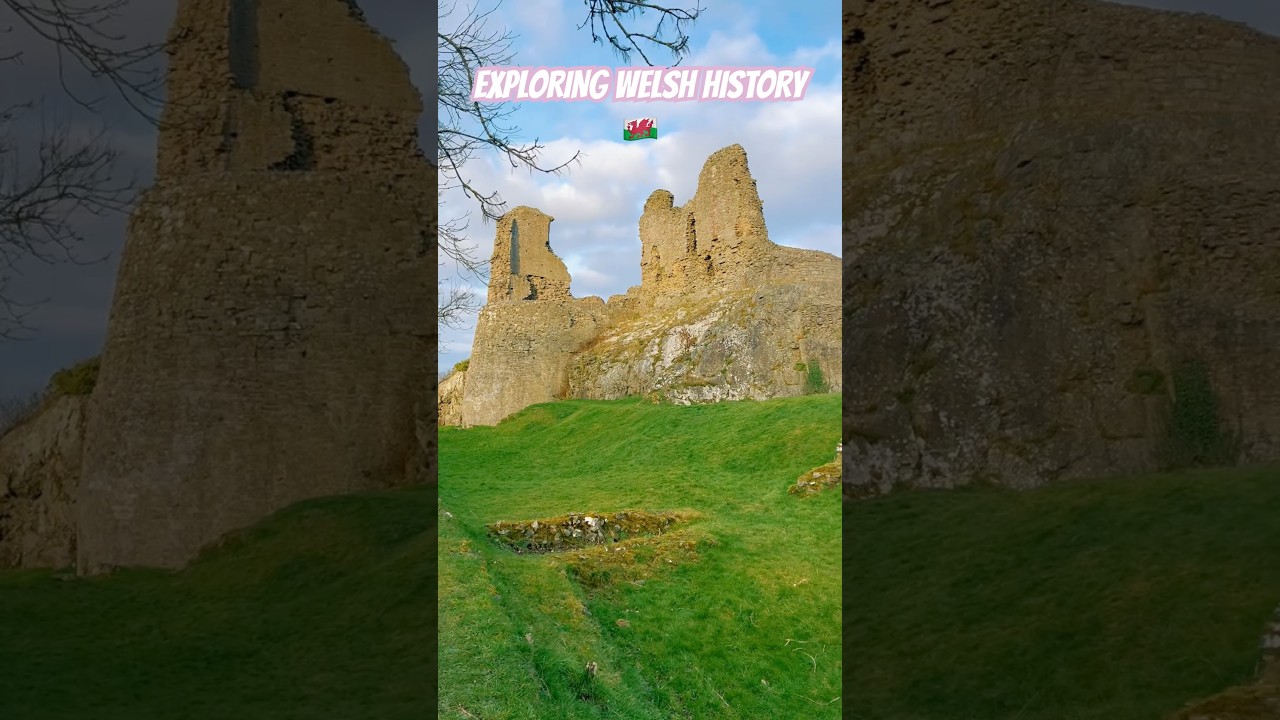 Welsh Castles 🏰 #explorewales #castle #castleruins #explorehistory #adventuretravel #outdoors