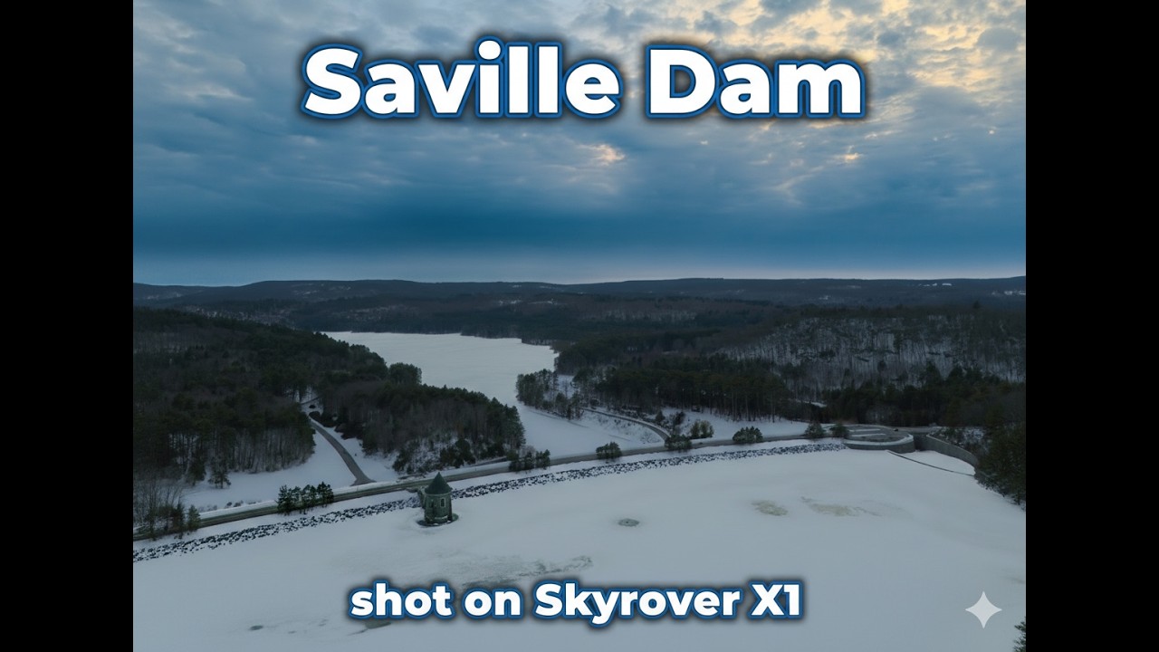 Relaxing Cinematic 4K Drone Footage | Saville Dam Barkhamstead, Connecticut