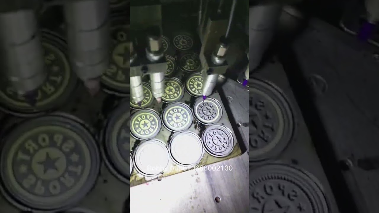 Automatic soft pvc label making machine, pvc logo dispensing machine with UV light
