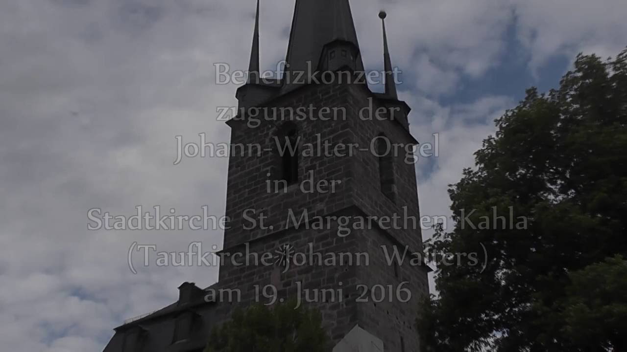 Zum 520. Geburtstag: Johann Walter &bdquo;Allein auf Gottes Wort&ldquo; - Jugendchor an St. Marien Greiz