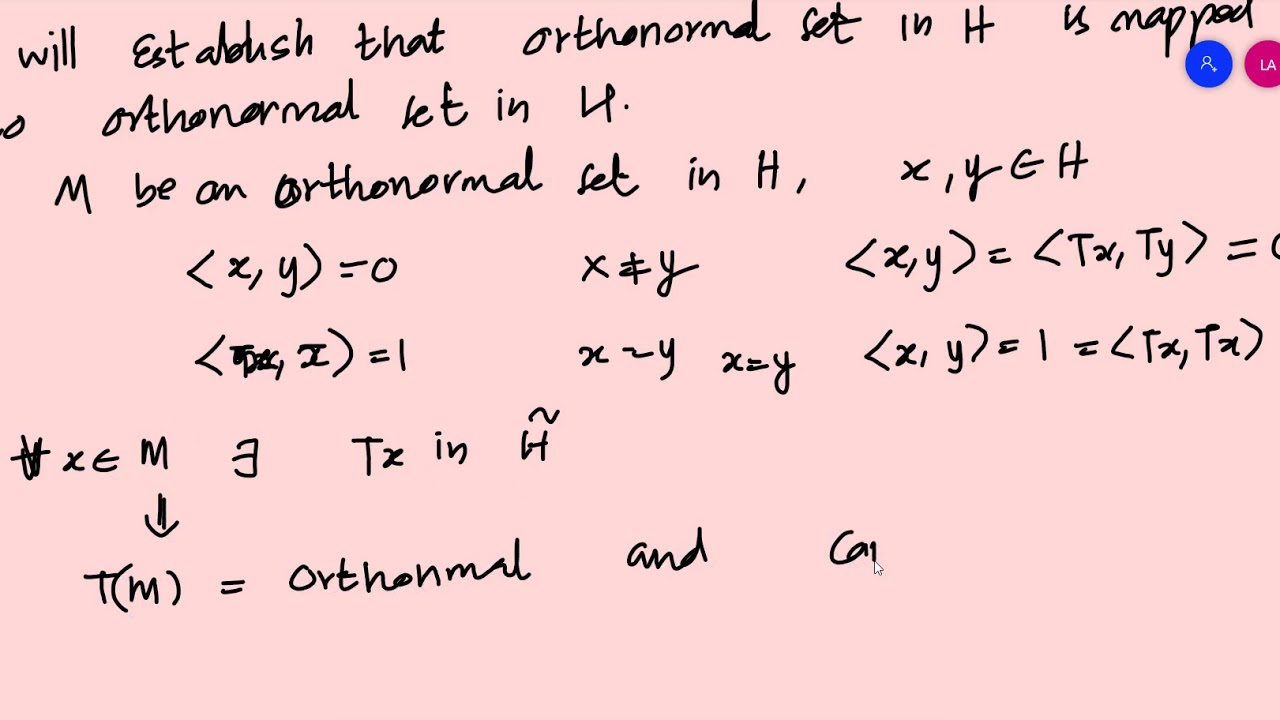 Functional Analysis Module III Class 26 Isomorphism and Hilbert dimension