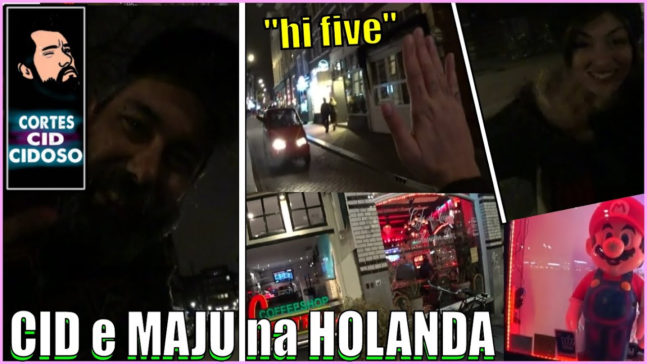 PRIMEIRA LIVE DE AMSTERDAM - IRL CID E MAJU NA HOLANDA