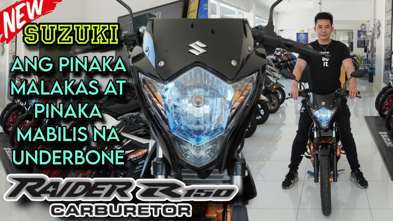 SUZUKI RAIDER 150 Carburator Type The Underbone King