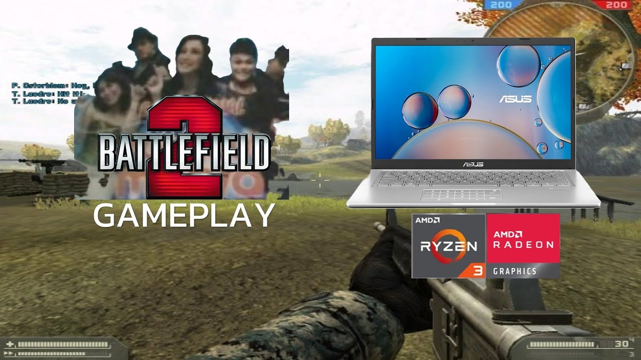 Battlefield 2 Gameplay on Asus Vivobook 14
