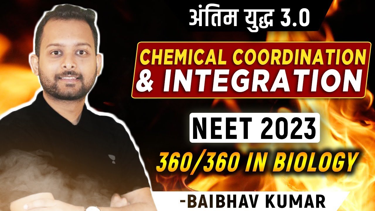 Chemical Coordination and Integration  in One Shot | Antim yudh 3.O | NEET 2023 Crash Course
