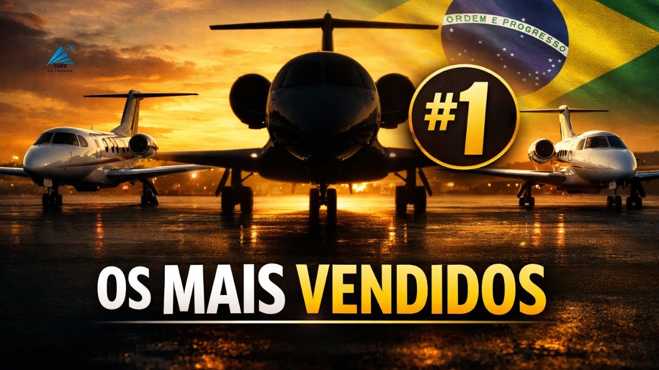 Os Jatos Leves Mais Vendidos do Mundo (O 1º é Brasileiro)