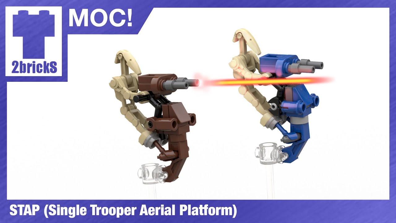 PERFECTLY Minifigure scaled STAP - 2bricks MOCs!