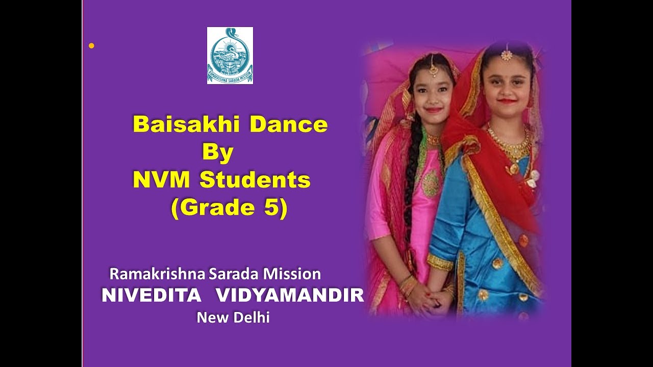 Baisakhi Dance Performance by Students of Grade V - RKSM NIVEDITA VIDYAMANDIR, New Delhi