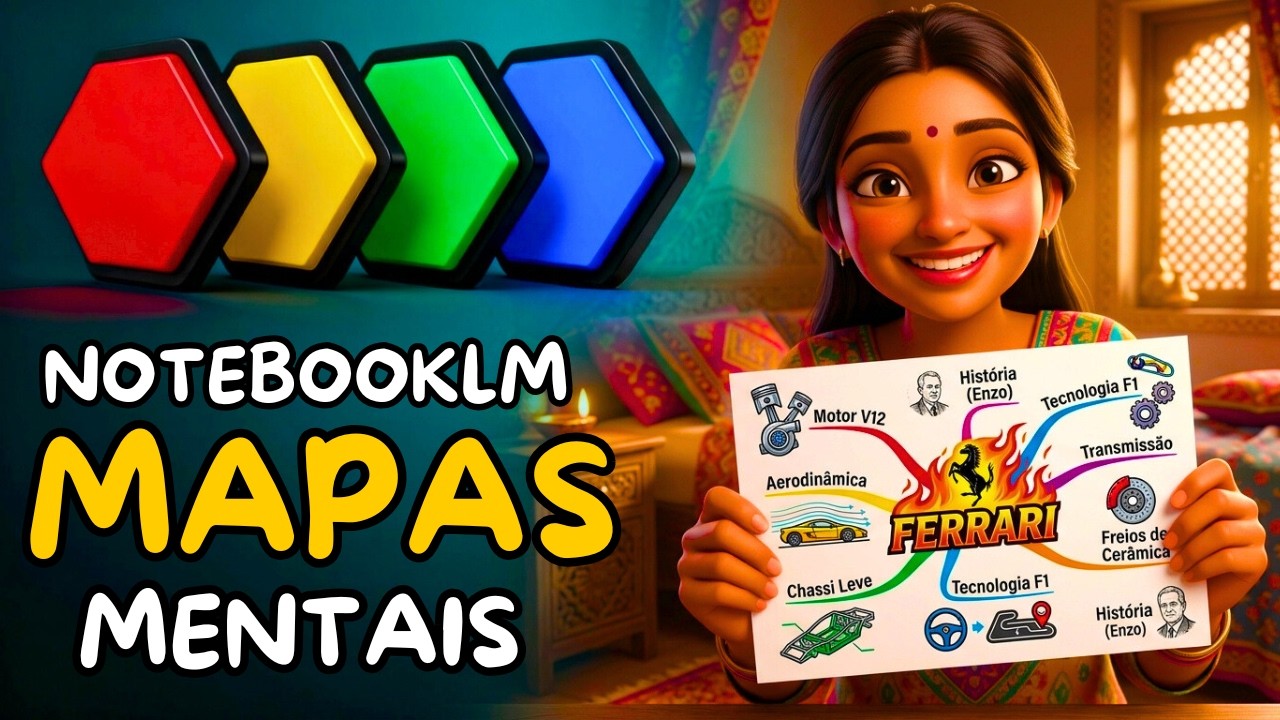 🔥INCR&Iacute;VEL! NotebookLM + Gemini Criam Mapas Mentais Profissionais Gratuitamente