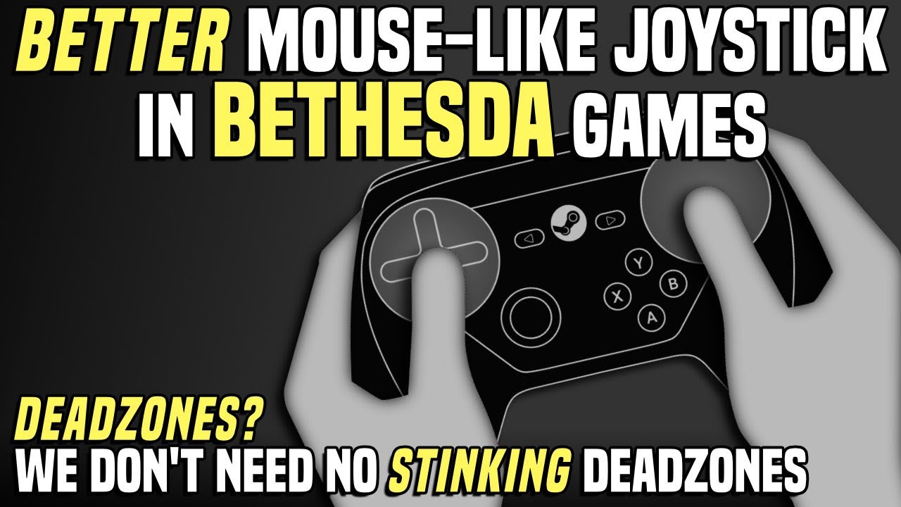 Better Mouse-Like Joystick in Bethesda Games - Steam Controller / Input Tutorial - Fallout / Skyrim