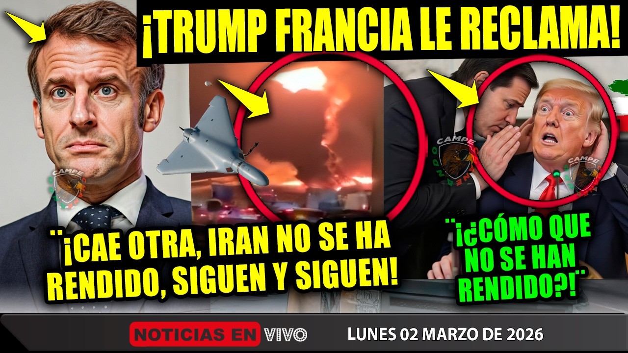 TRUMP ¡CAE OTRO NI FRANCIA PUDO FRENAR! IRAN NO PARA ¡MARCO RUBIO SUBESTIMAMOS LO QUE HARÍAN HOY!