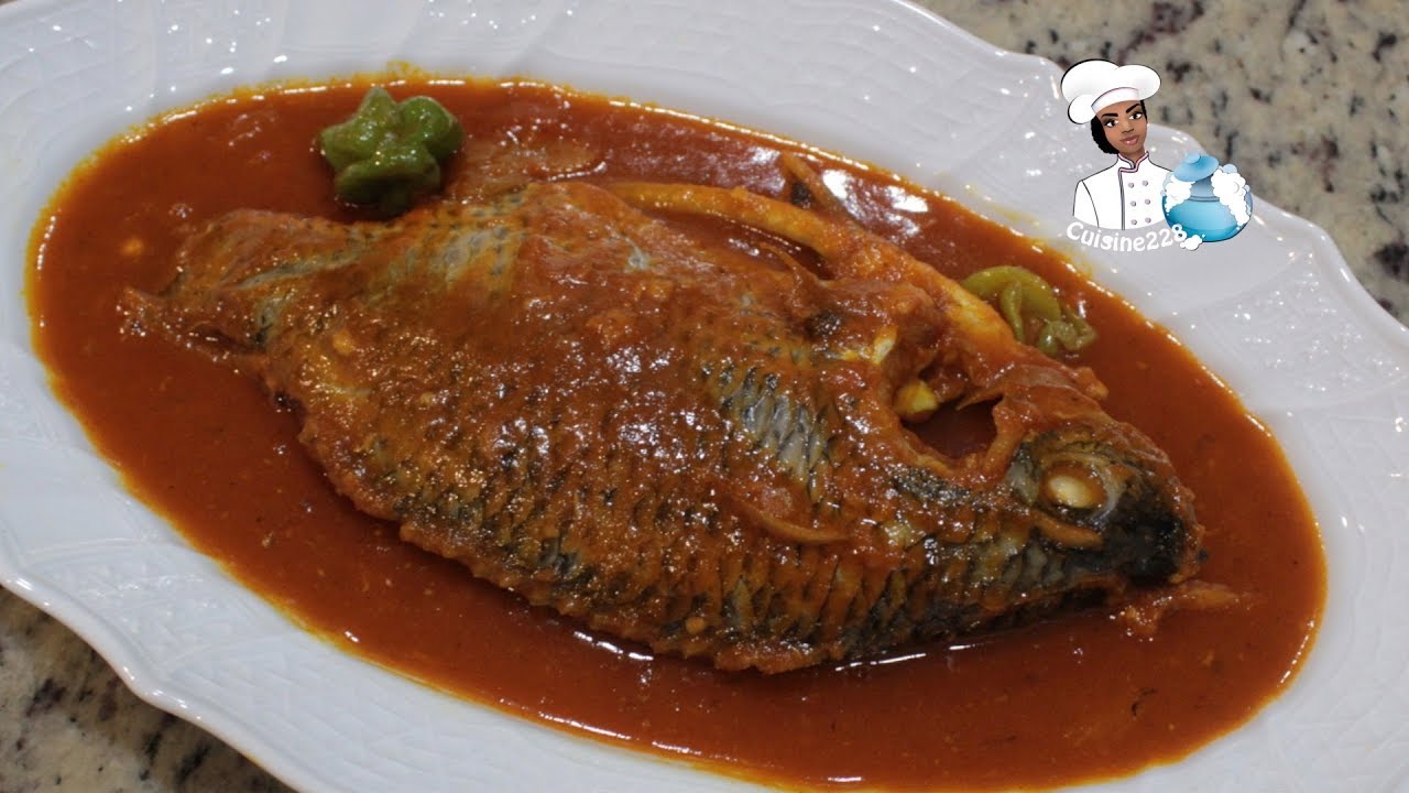 Fresh fish stew  || Sauce de poisson frais|| Amidjin Lanmoumou || Tuo Zaafi