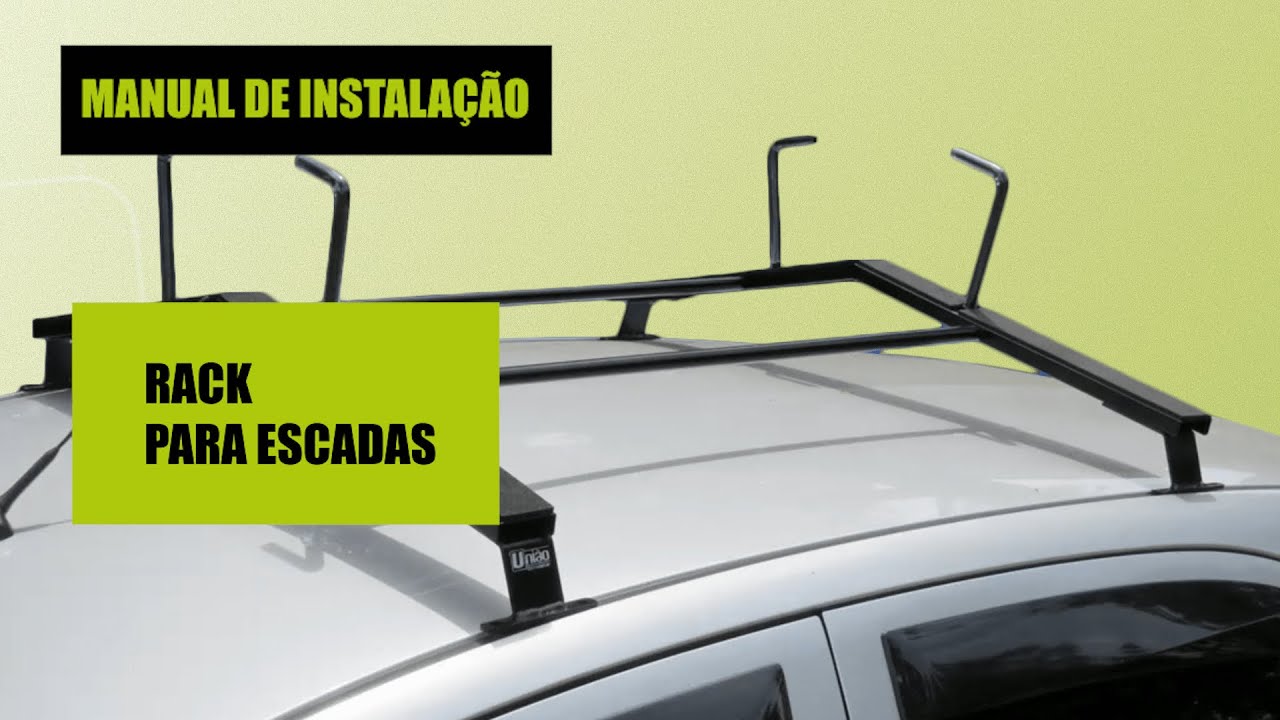 Como instalar o RACK PARA ESCADAS da  União Eletrometais?