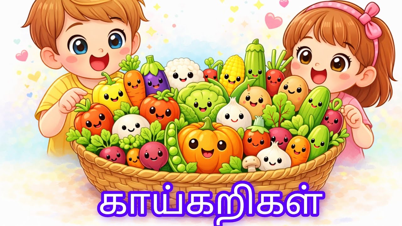 Vegetable Learn 🥕 | காய்கறிகள் கற்றுக்கொள்வோம் | #tamilkids #theanmottu #kidseducatio 