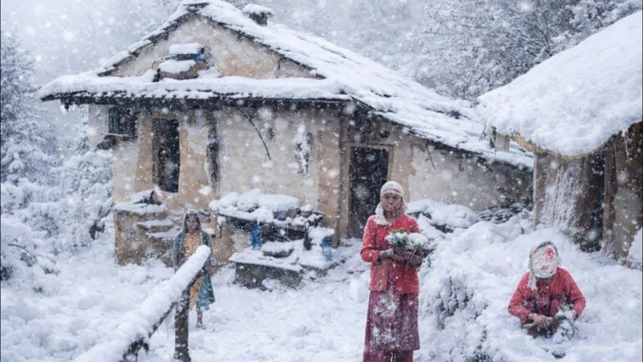 North Mountain Life in Winter A Cozy Snowy Day & Winter Cooking Far From Civilization (-63°C)