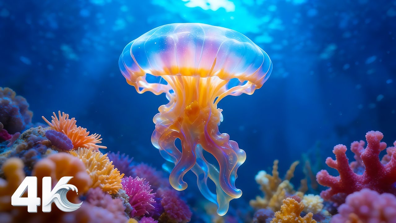 Relaxing Marine Life 4K – Stunning Coral Reefs & Ocean Animals