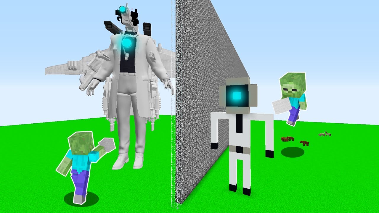 YAPI KAPIŞMALARINDA ARKADAŞIMI SCIENTIST CAMERA MAN İLE TROLLEDİM 😱 - Minecraft