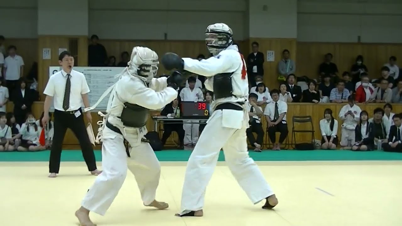 2025日本拳法西日本学生拳法個人選手権大会 男子3段以上の部 決勝戦 前田悠登（龍谷大学）VS 岡田英努（関西大学）@nipponkenpo