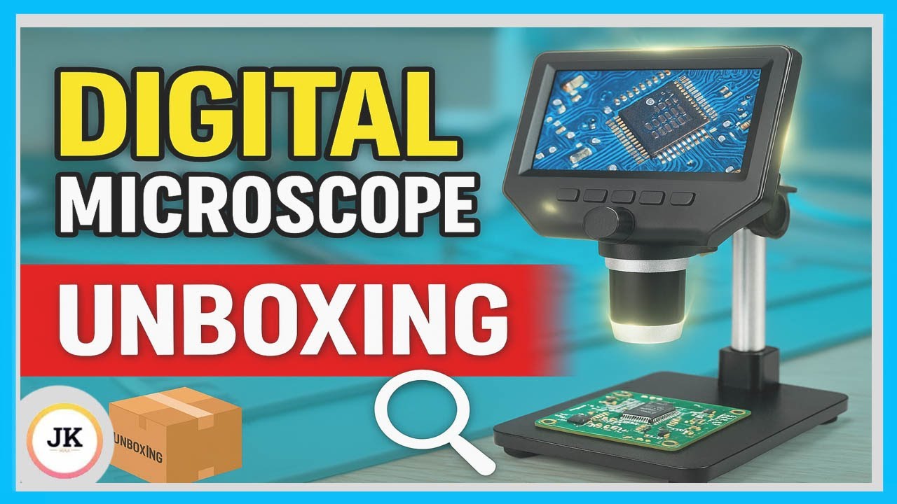 Unboxing & Hands-On | Professional Digital Microscope for Electronics #repair #microscope