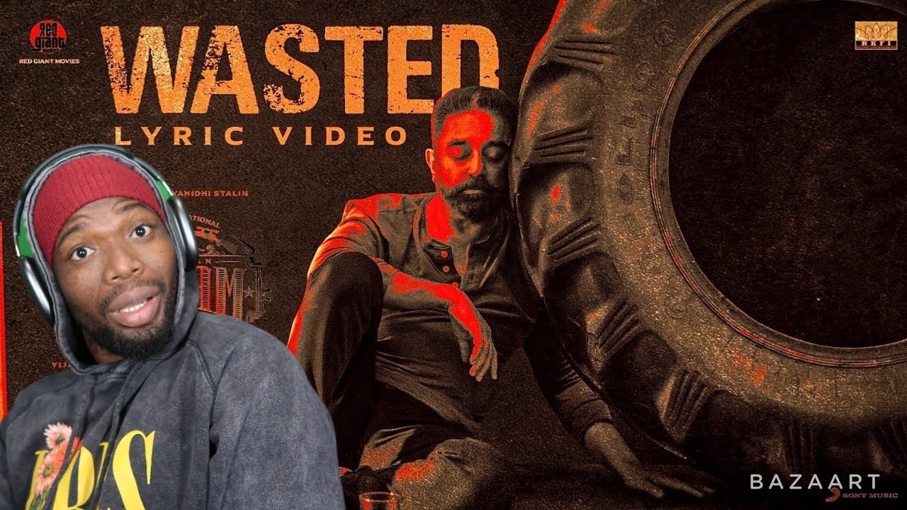 VIKRAM - Wasted Lyric | Kamal Haasan | Vijay Sethupathi | Lokesh Kanagaraj | Anirudh (REACTION)