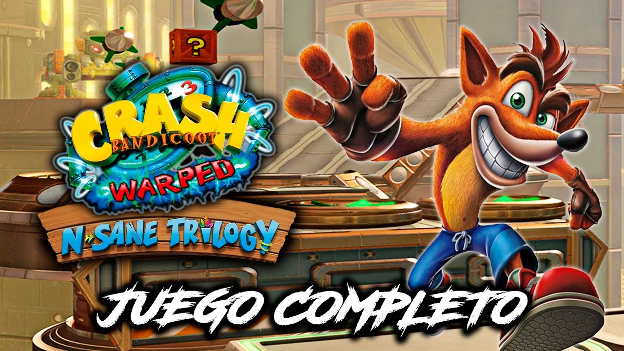 CRASH BANDICOOT 3: WARPED – N. SANE TRILOGY Juego Completo en Español | PC Gameplay