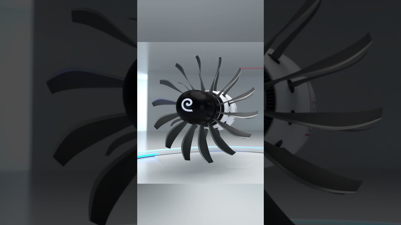 Future Jet Engine REVEALED - RISE Open Rotor