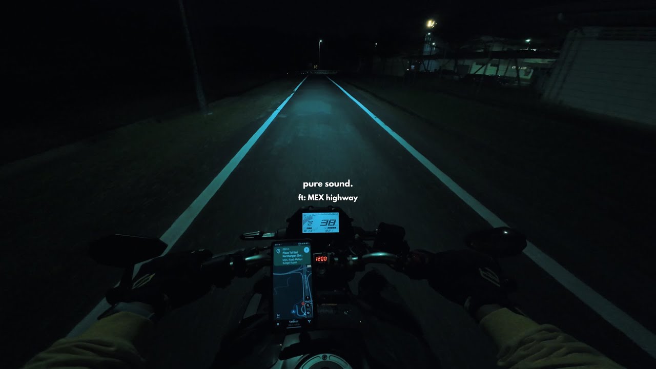 PURE NIGHT RIDE | YAMAHA MT-25 PURE SOUND | DJI OSMO ACTION 4 [4K]