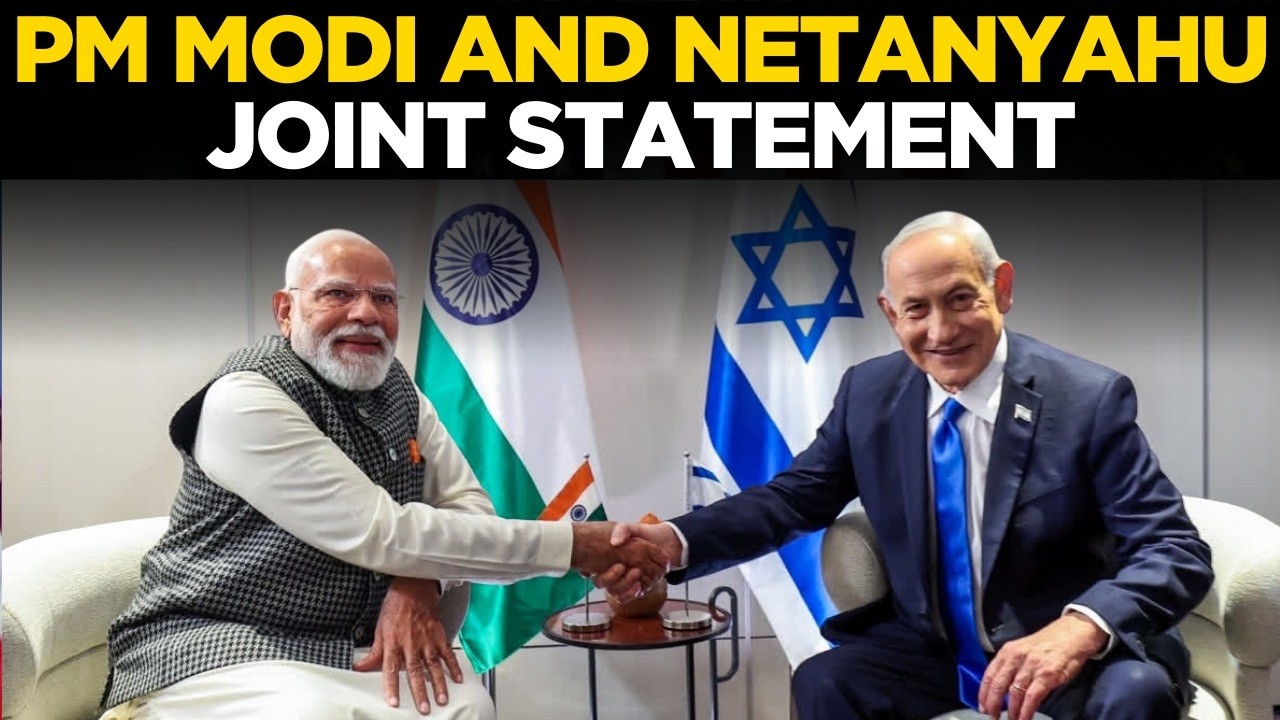 PM Modi ISRAEL VISIT LIVE: PM Modi & PM Netanyahu Deliver Joint Statement at King David Hotel