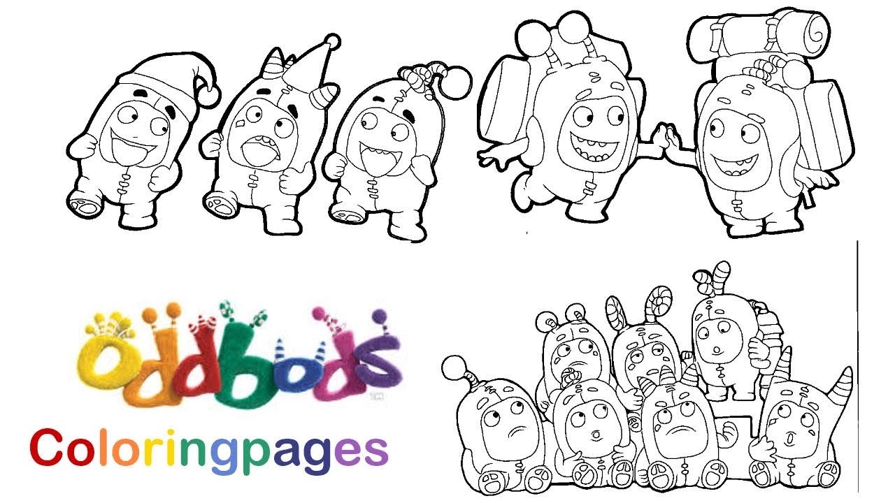 Magical Coloring Box | Oddbods Coloringpages