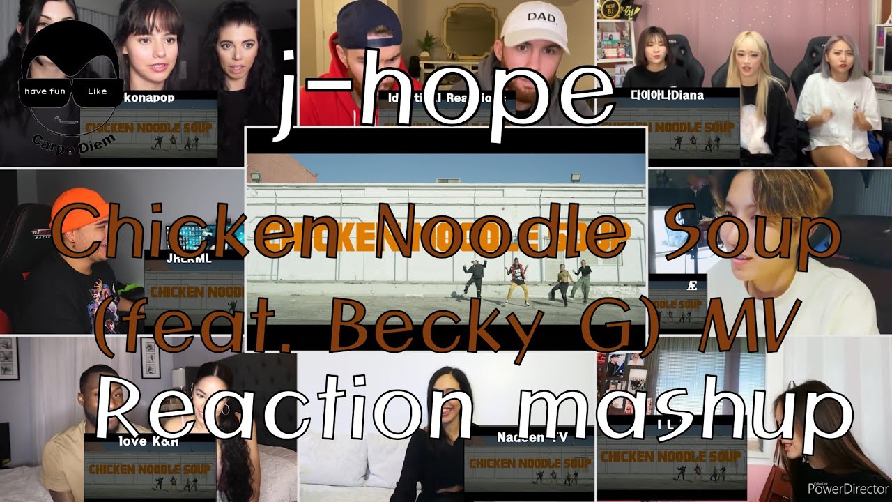 j-hope - 'Chicken Noodle Soup (feat. Becky G)' MV reaction mashup