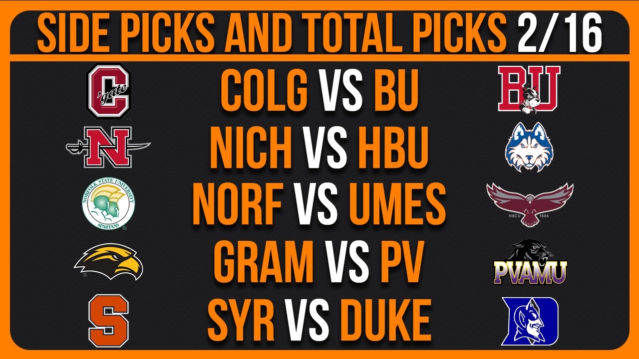 College Basketball Picks & Predictions Today 2/16/26 | NCAAB Picks Today