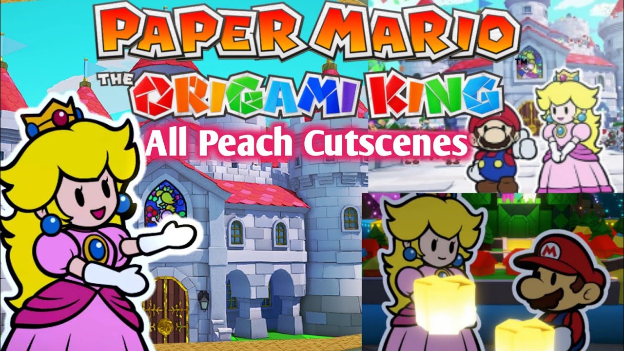 Paper Mario the Origami King - All Peach scenes