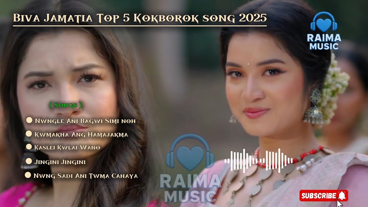 BIVA JAMATIA TOP 5 NEW KOKBOROK ROMANTIC LOVE SONG ❤️ 2025 || BIBA JAMATIA
