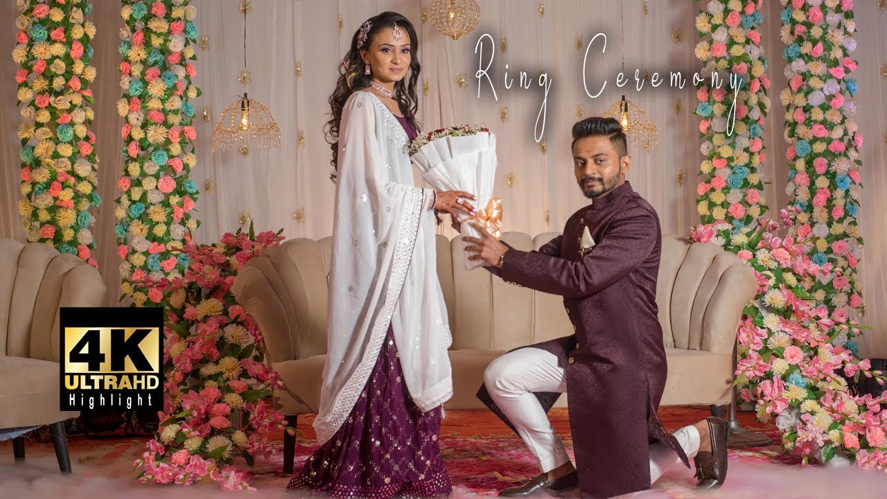 Deepak & Avnisha | Ring Ceremony 4k Highlight | Engagement video