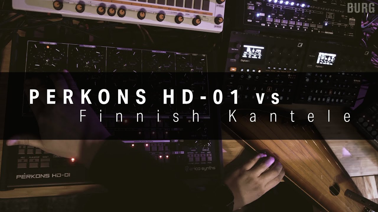 Erica Synths Perkons HD-01 vs Kantele