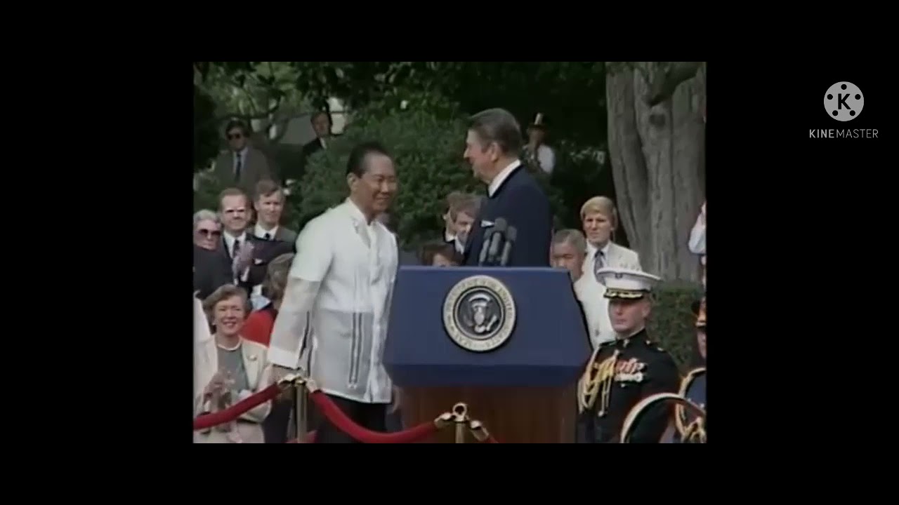 Ferdinand Marcos Speech in America  Arrival Ceremony for President Marcos on September 16,1982