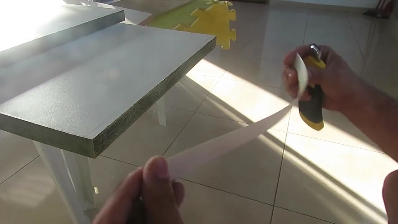 #COLAR FITA PVC EM MÓVEIS - EU MESMO