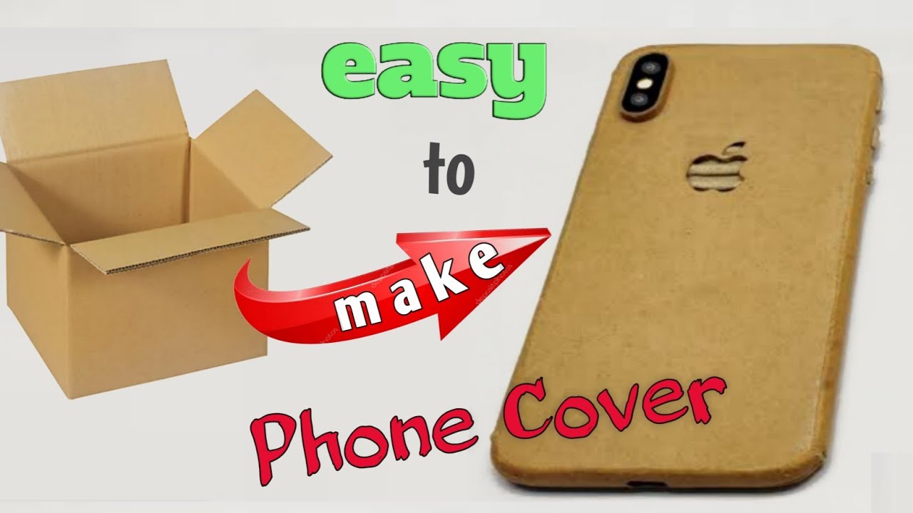 How to make mobile case with cardboard | Cardboard craft ideas | Amazing diy phone case life hacks!