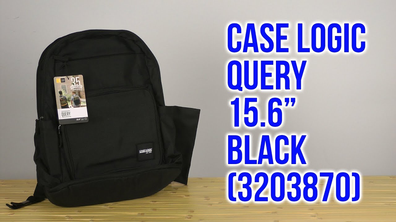 Распаковка Case Logic Query 15.6 Black 3203870