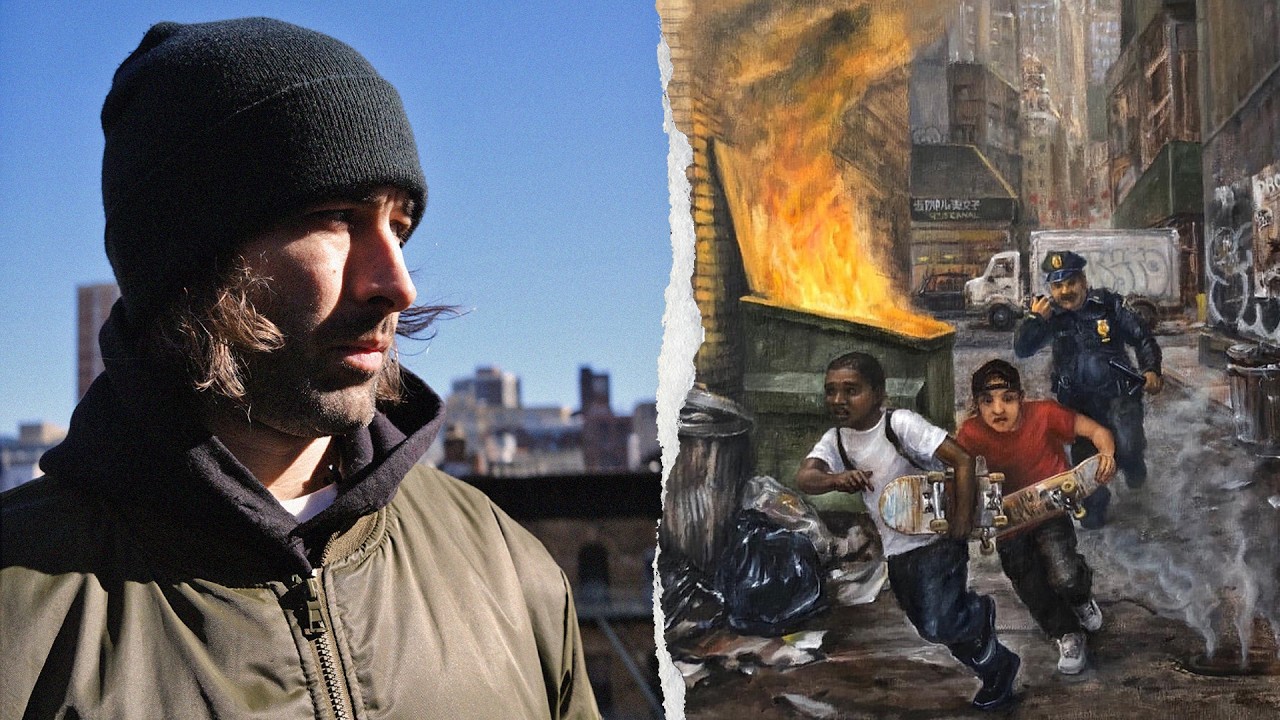 Breaking The Mold of Traditional Oil Painting with Skateboarder Andrew Barnes