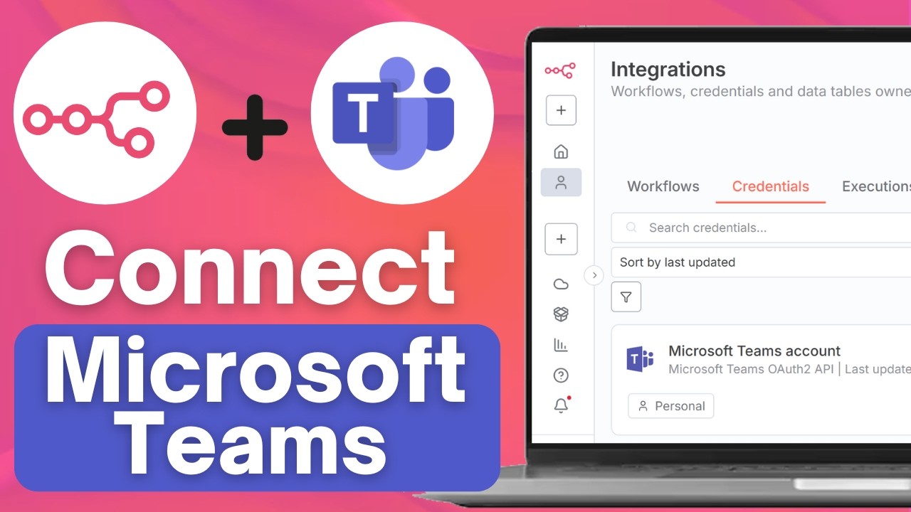 Как подключить Microsoft Teams к n8n (легко) (пошагово)