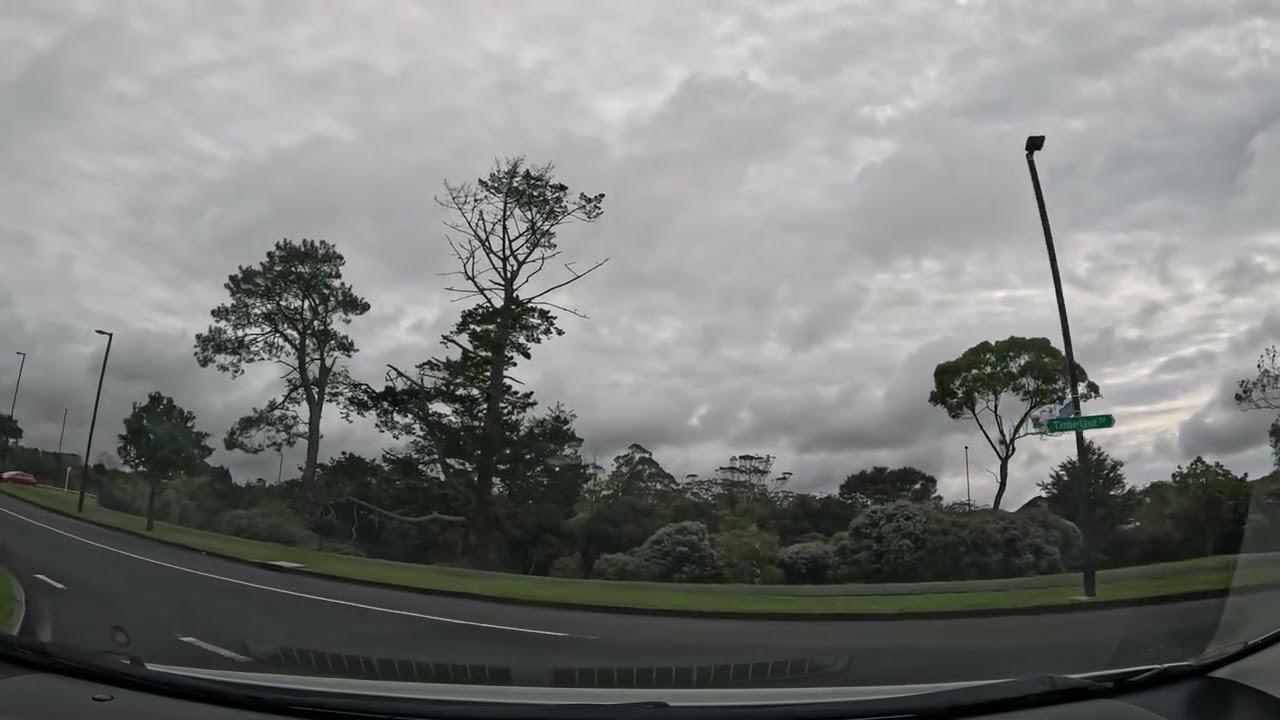 Drive through orewa auckland New zealand 